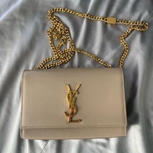 Saint Laurent Small Kate Leather Shoulder Bag